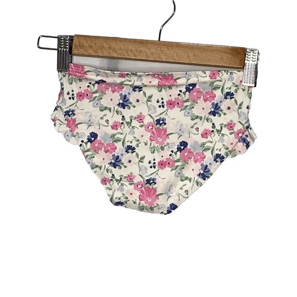 Janie And Jack Girls RuffleBikini Bottom Swim Flower Pattern, Size 6 - Picture 2 of 6